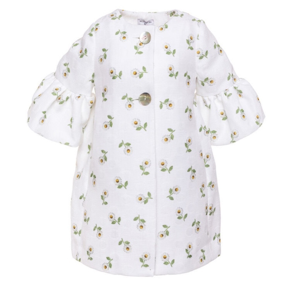 Nwt Monna Lisa Daisy Ottoman Topcoat Size 10